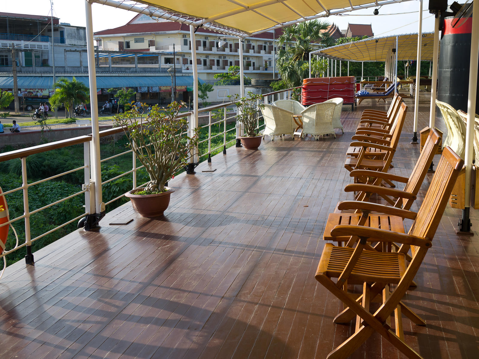Sun deck, RV Mekong Pandaw