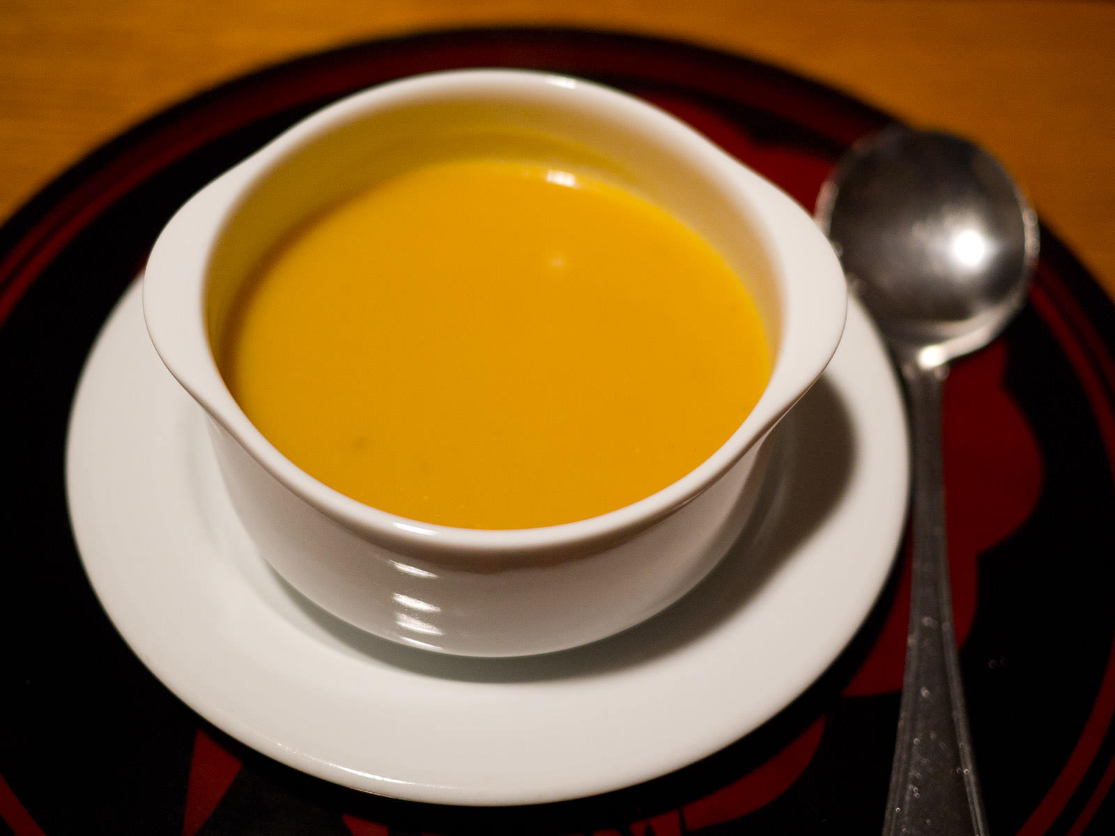 Carrot and ginger cream soup