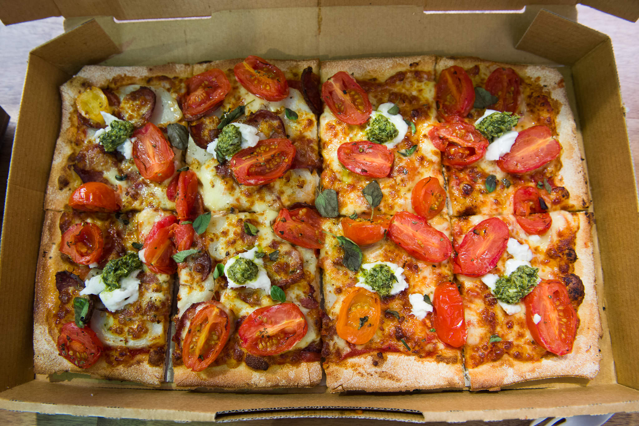 Heirloom Tomato Upper Crust Pizza (AU$19)
