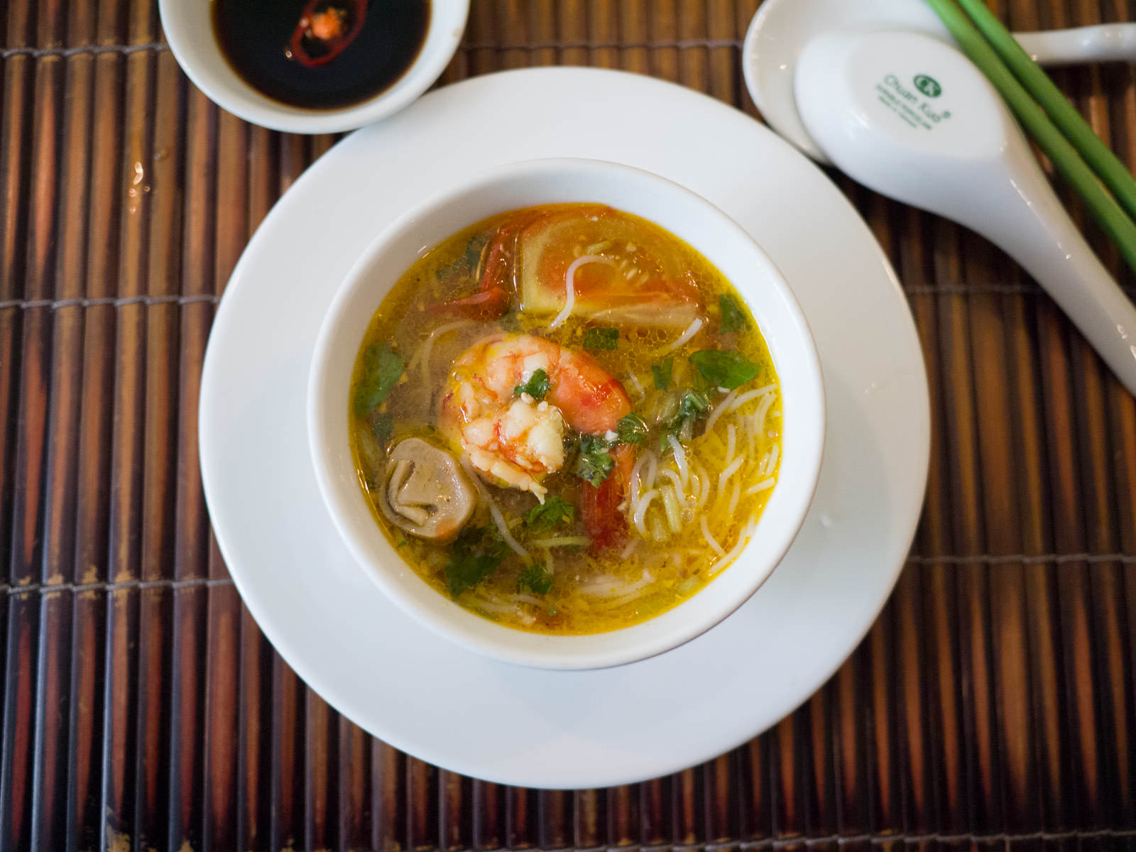 Seafood soup with lemongrass