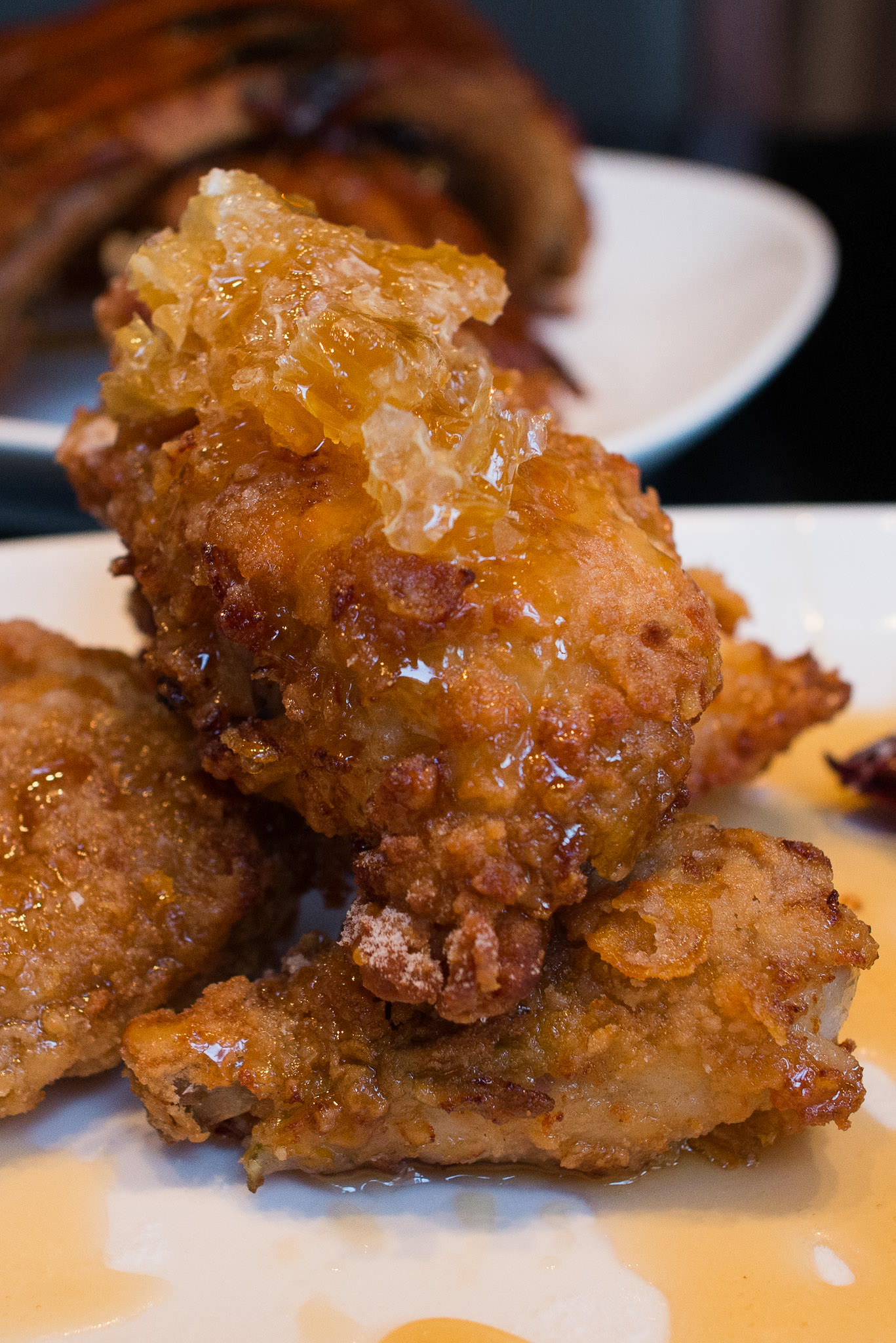 Fried chicken with Killer Bee honey
