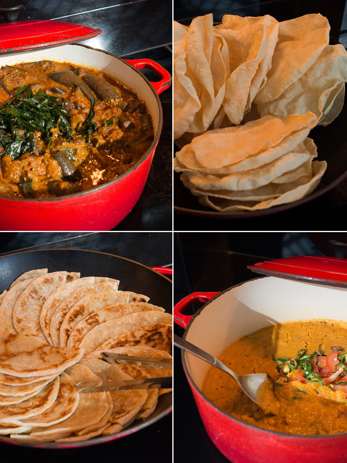 Indian curries and breads