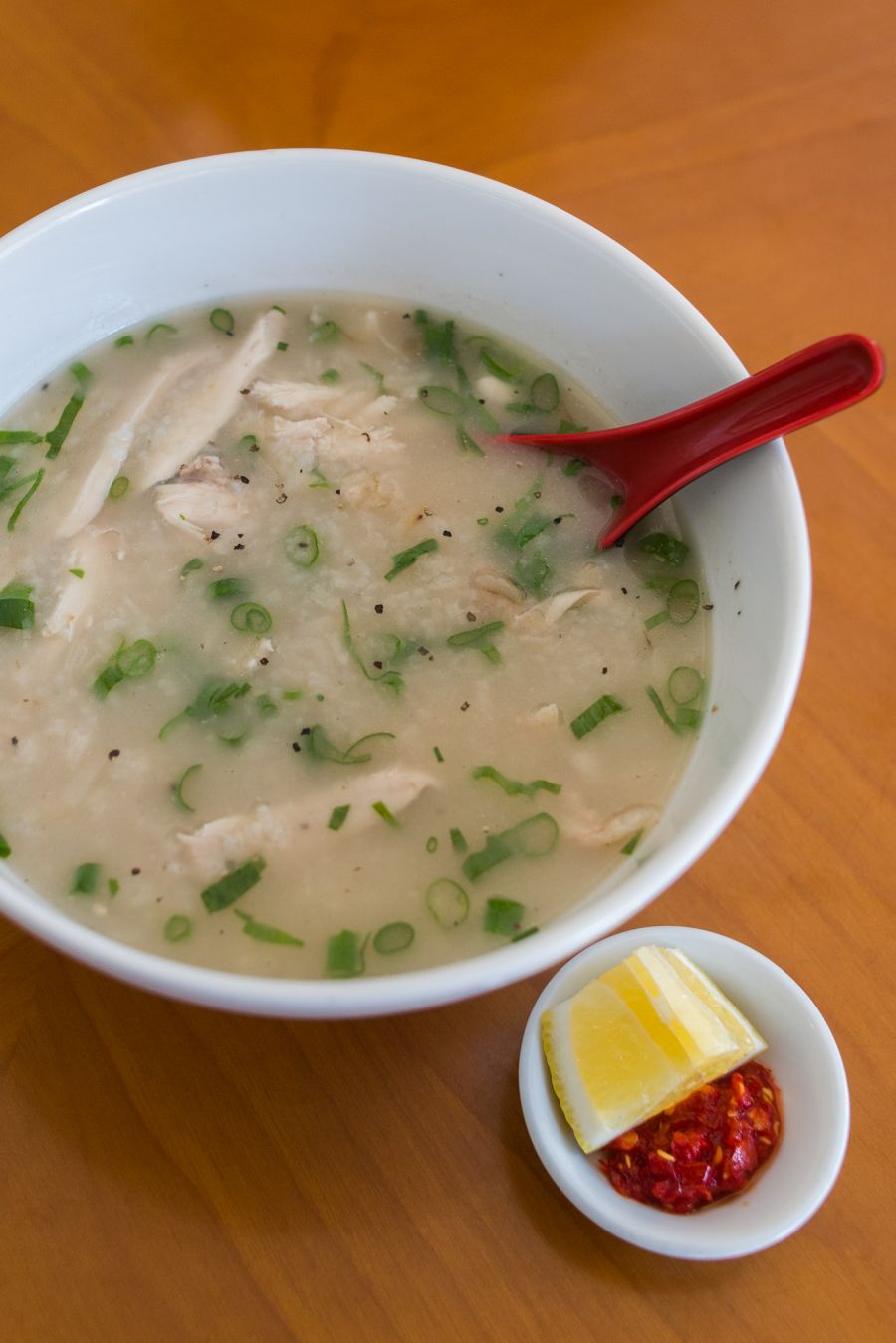 Chao ga - chicken porridge (AU$12)