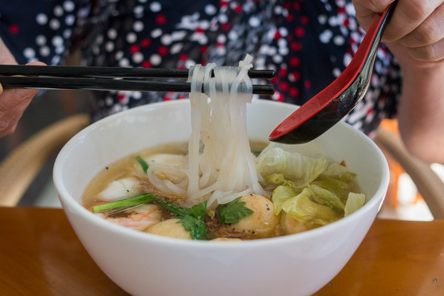 Hu Tieu Do Bien Nuoc - seafood noodle soup