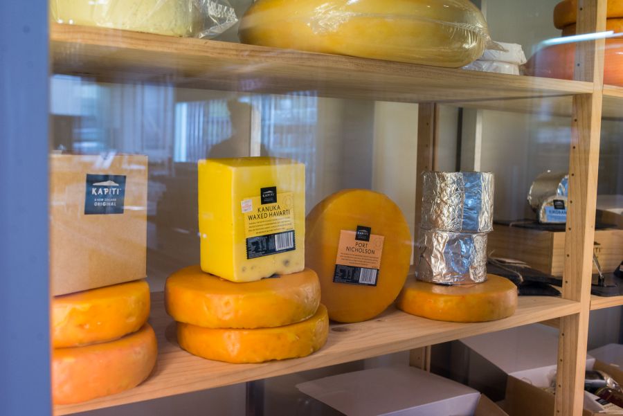 Cheeses in The Kapiti Store