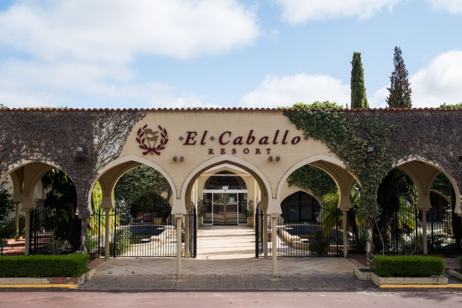El Caballo Resort entrance