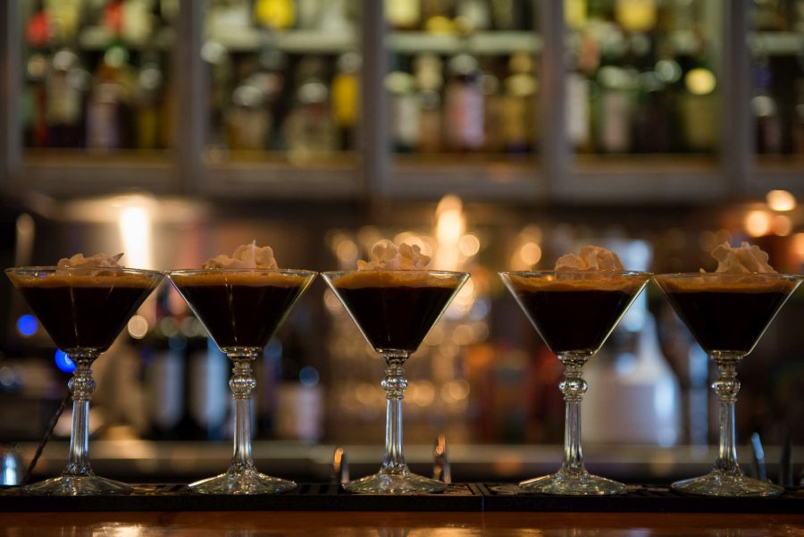Espresso martinis ready to go
