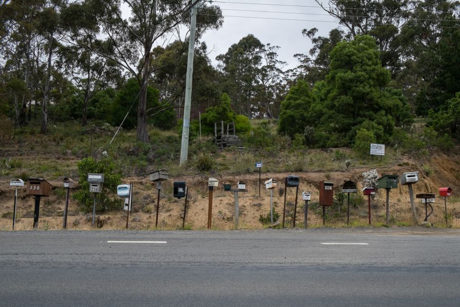 Bruny Island post boxes