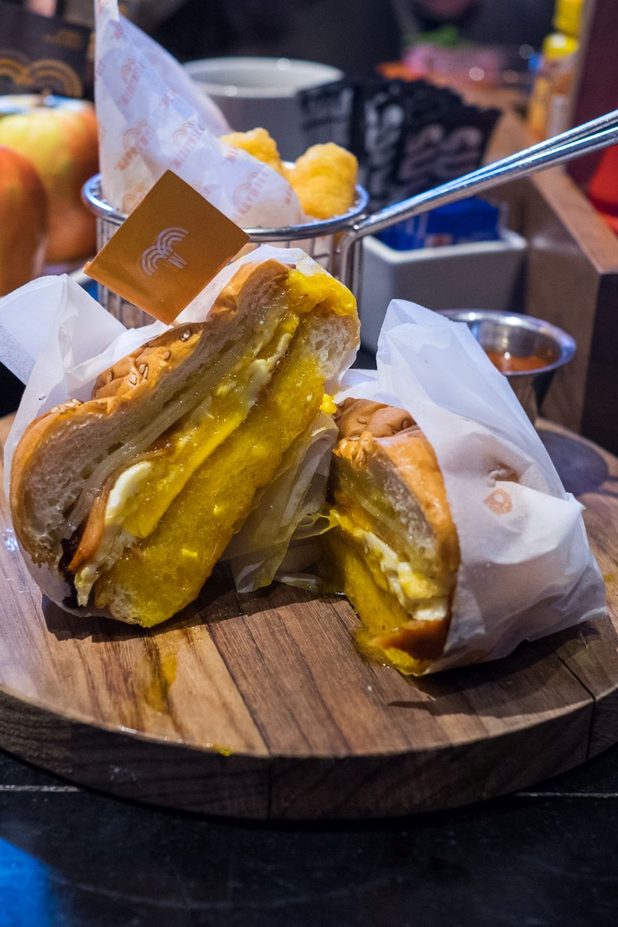 New York egg sandwich