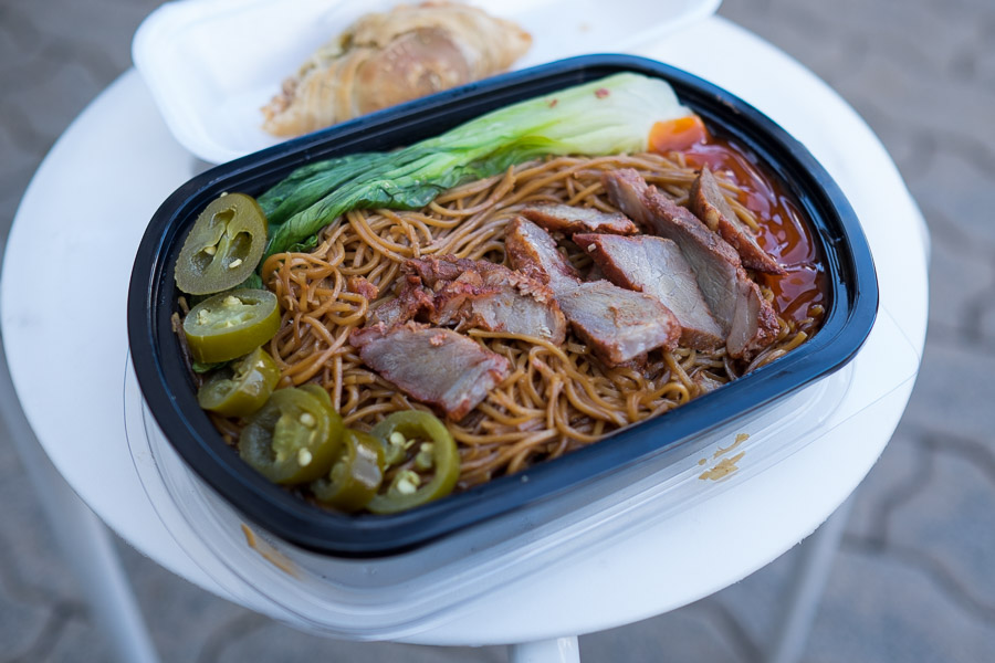 BBQ pork noodles from Pauly K's Kitchen