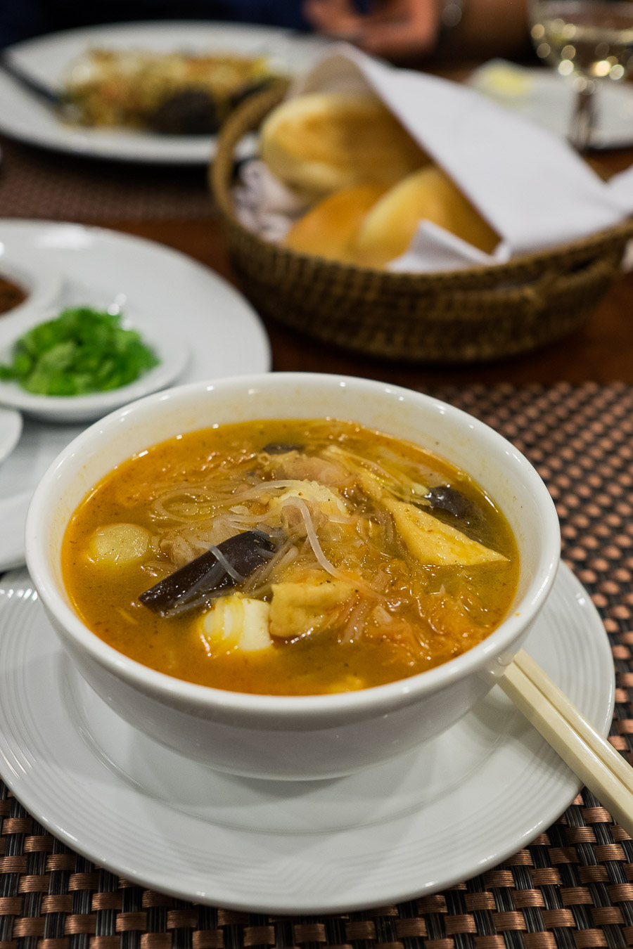 Kyar San Him Khar - Myanmar chicken soup