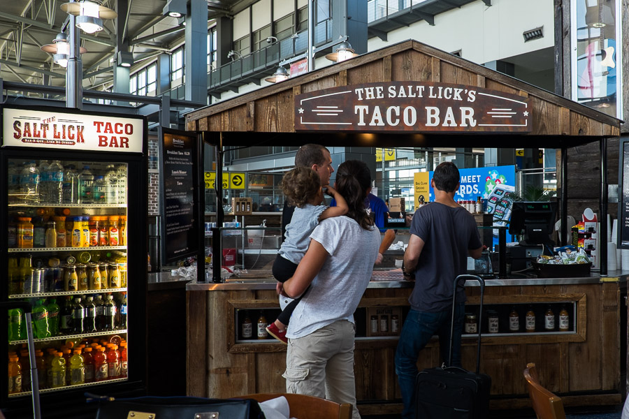 The Salt Lick's Taco Bar at Austin International Airport