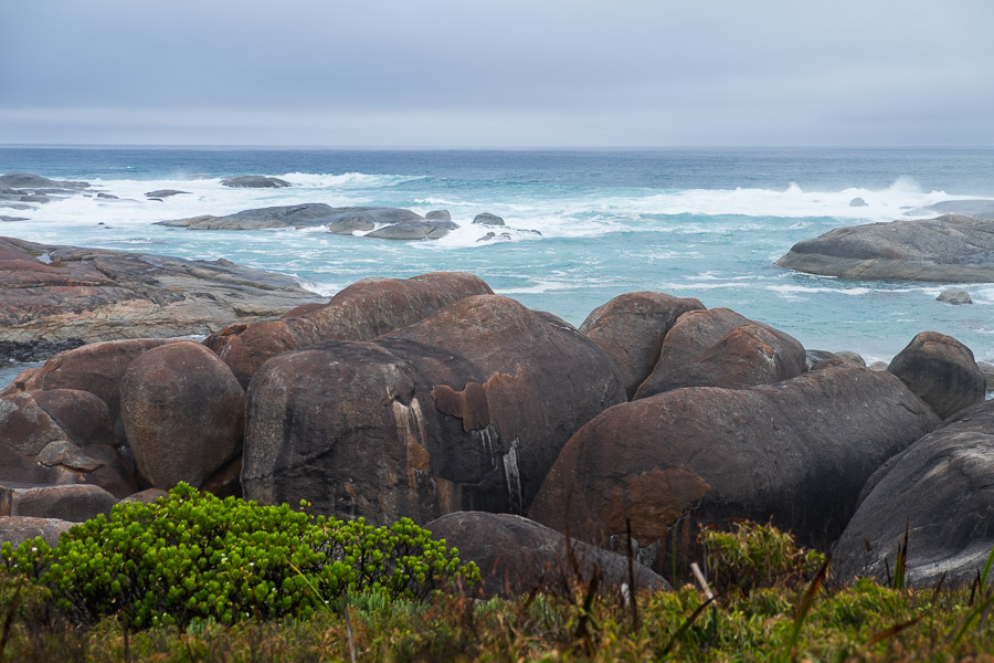 Elephant Rocks - the huge granite boulders resemble a herd of elephants.