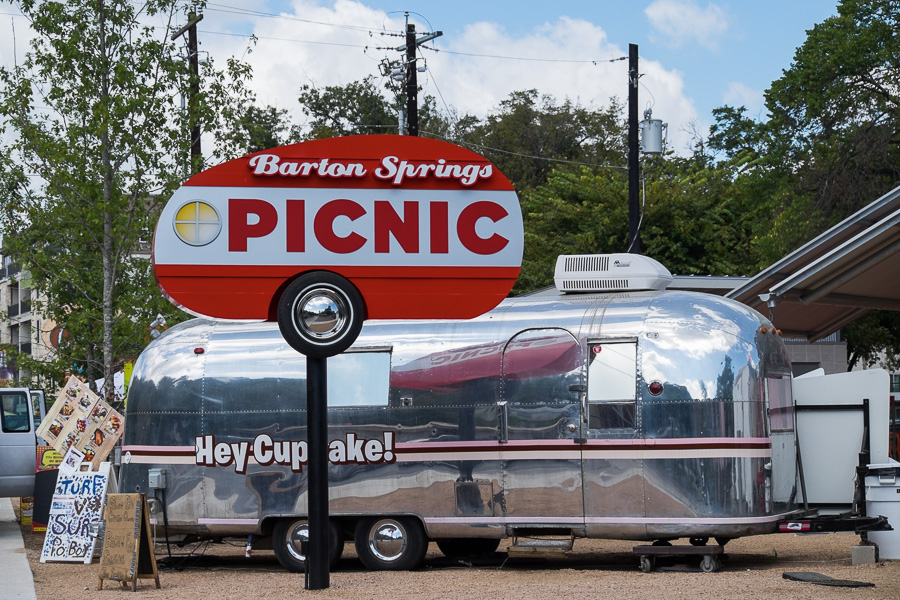 We also stopped at Barton Springs Picnic, a food trailer park, for a cold drink and ice cream.  