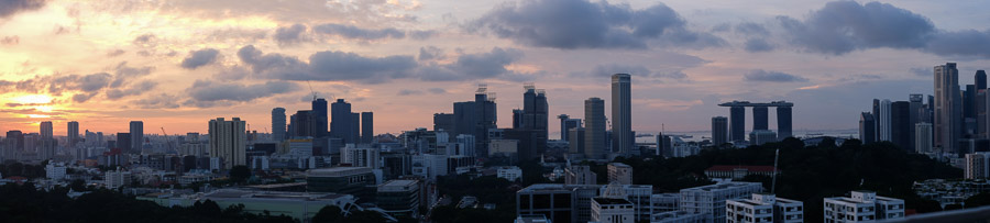 An early morning panorama - click to see the larger version. 